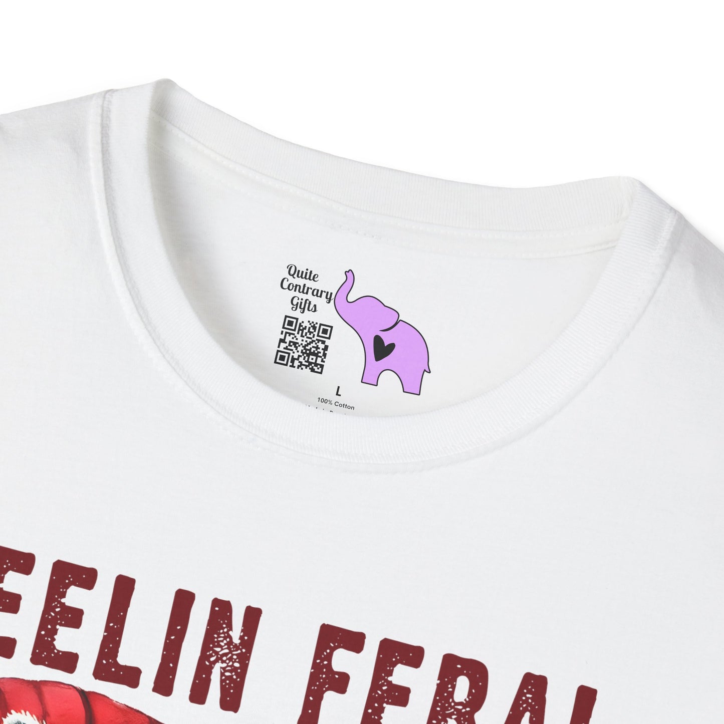 Feelin Feral (Wine) Adult T-shirt
