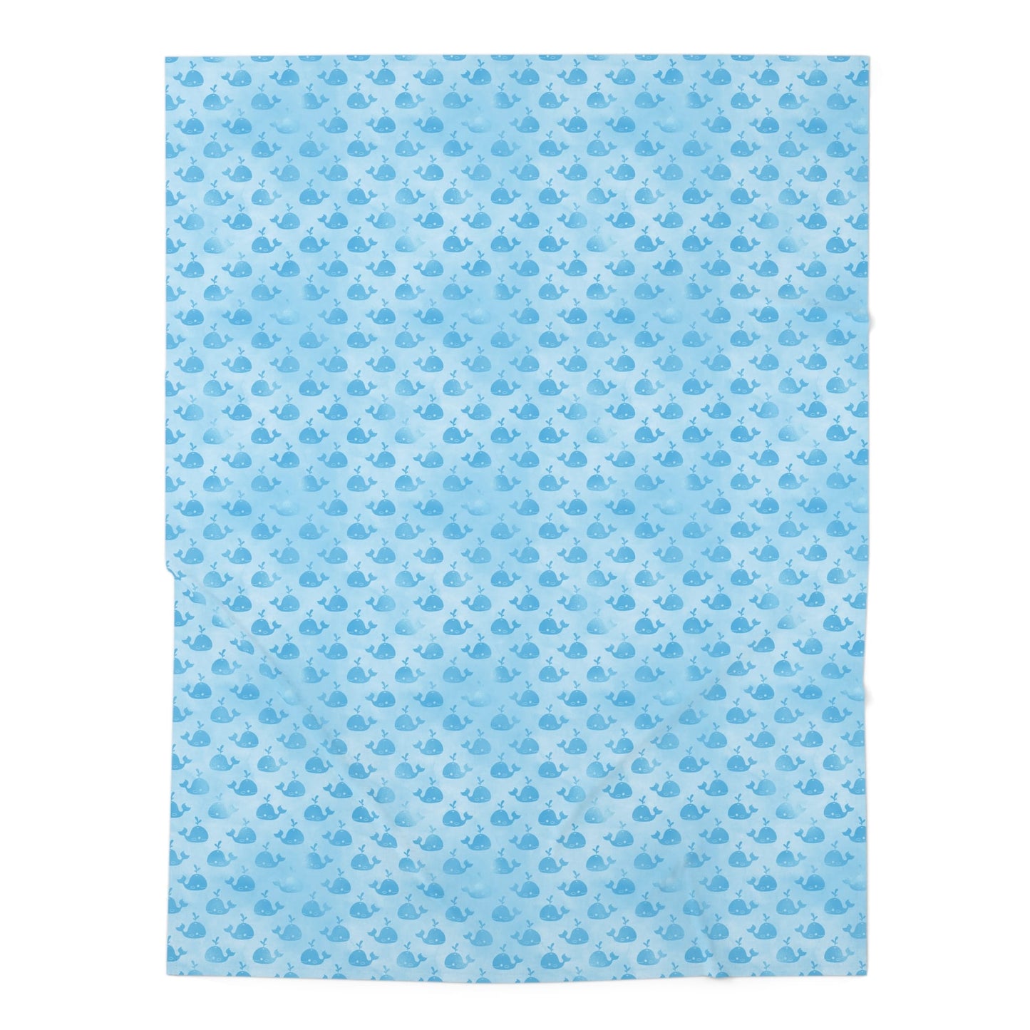 Whale Song Splash Swaddle Blanket
