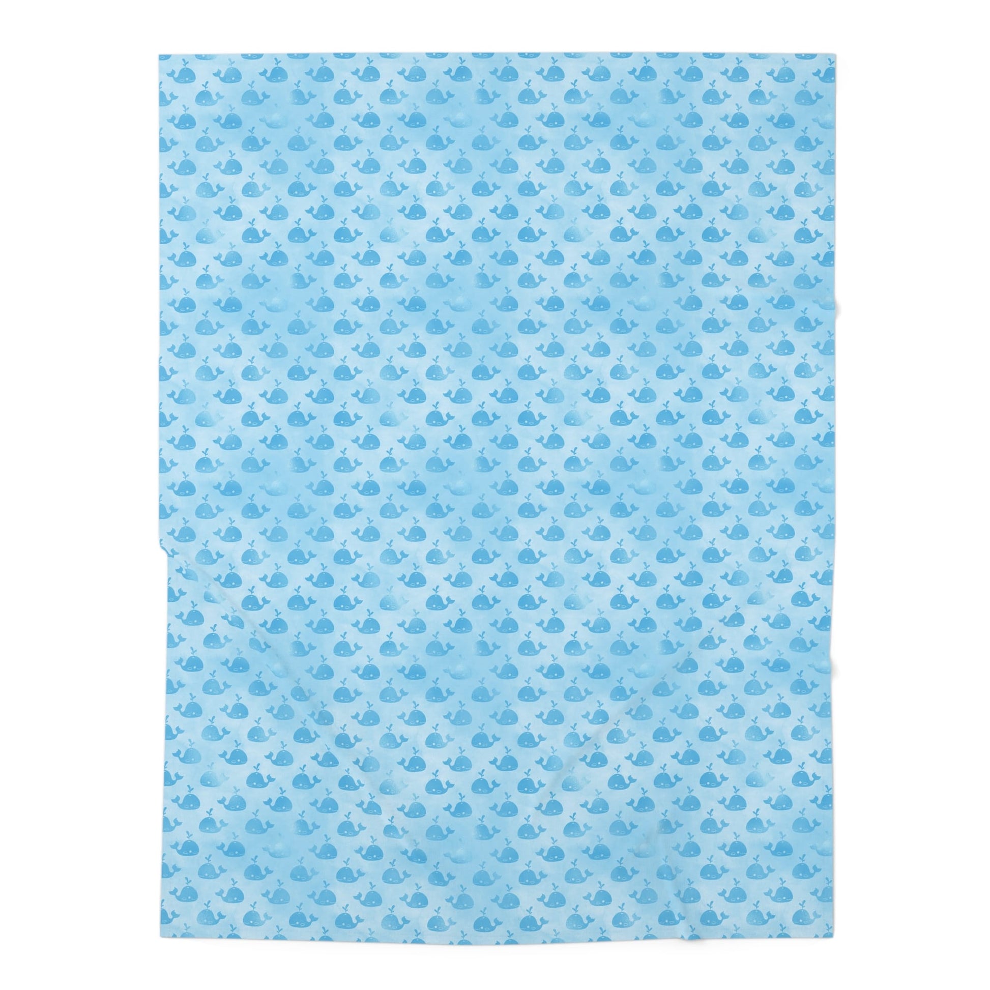 Whale Song Splash Swaddle Blanket
