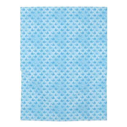 Whale Song Splash Swaddle Blanket