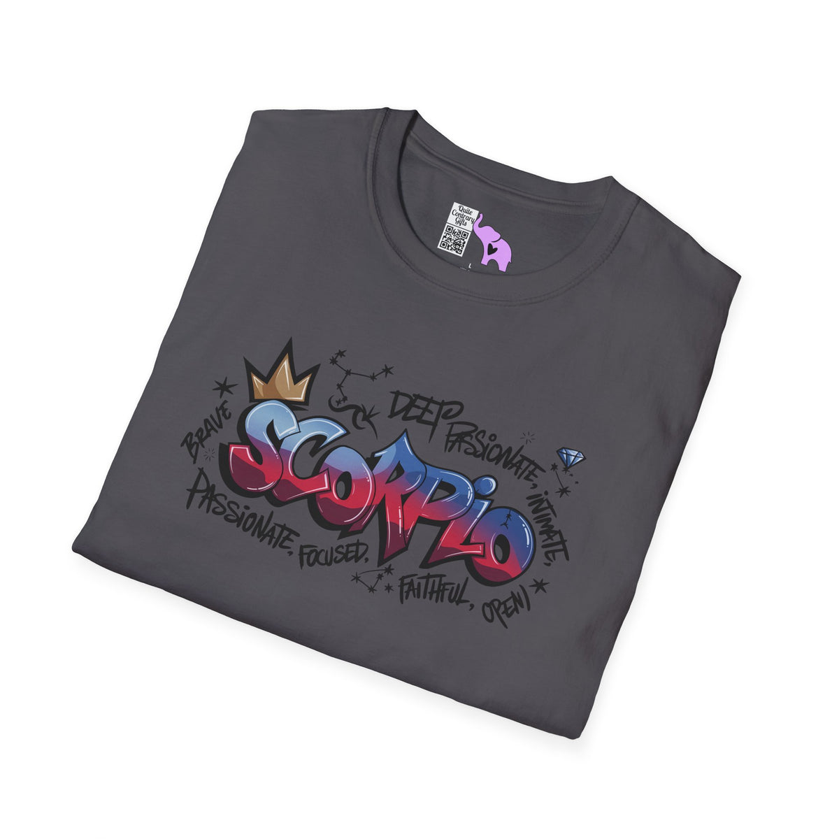 Scorpio Street Art Adult T-shirt