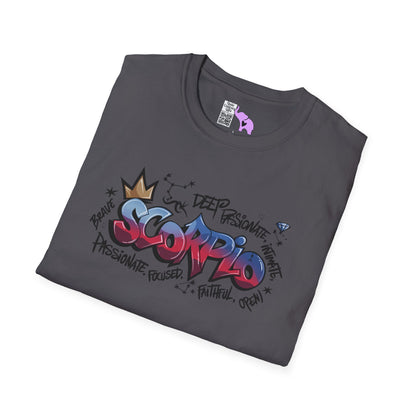 Scorpio Street Art Adult T-shirt