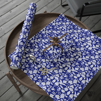 Mosaic of Light Hanukkah Wrapping Paper