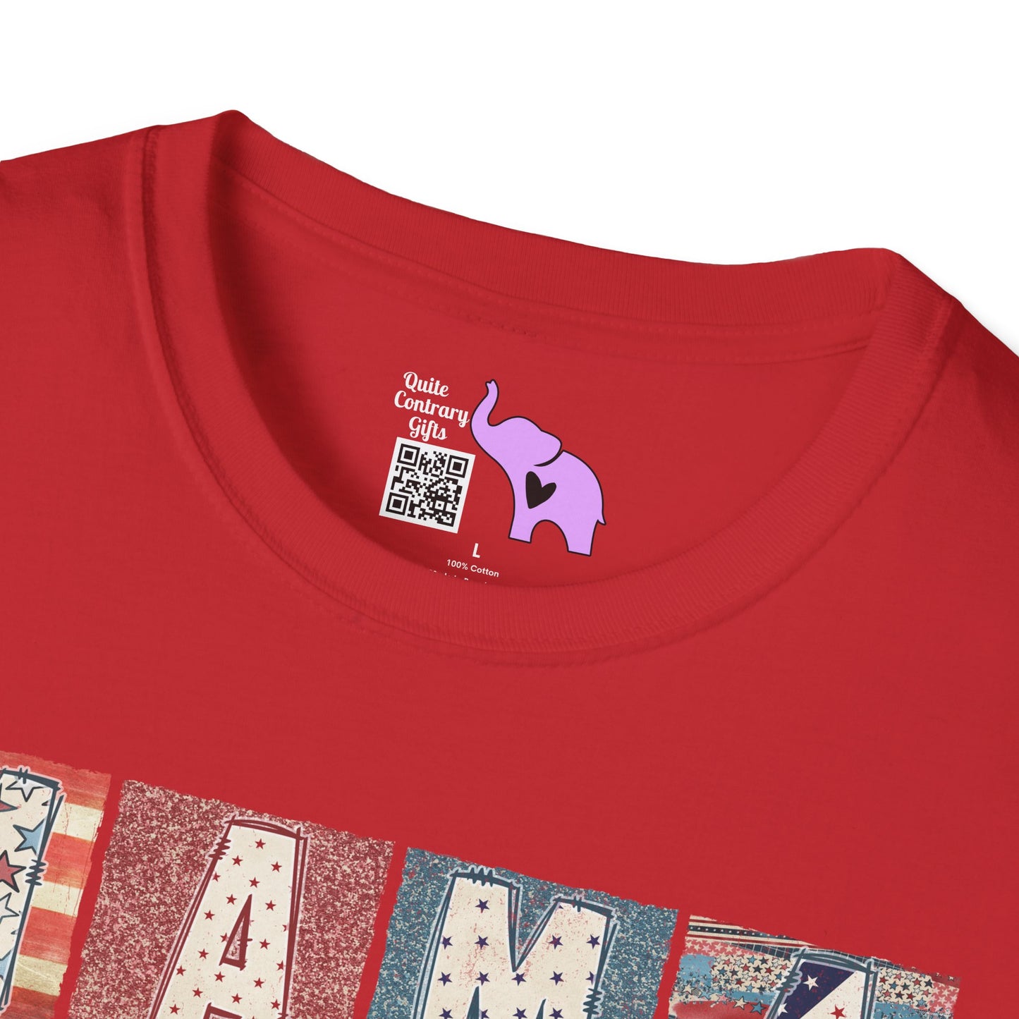 Mama (America Colors) Adult T-shirt