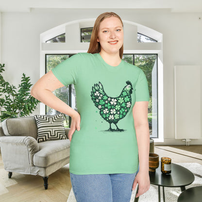 Lucky Chicken Adult T-shirt