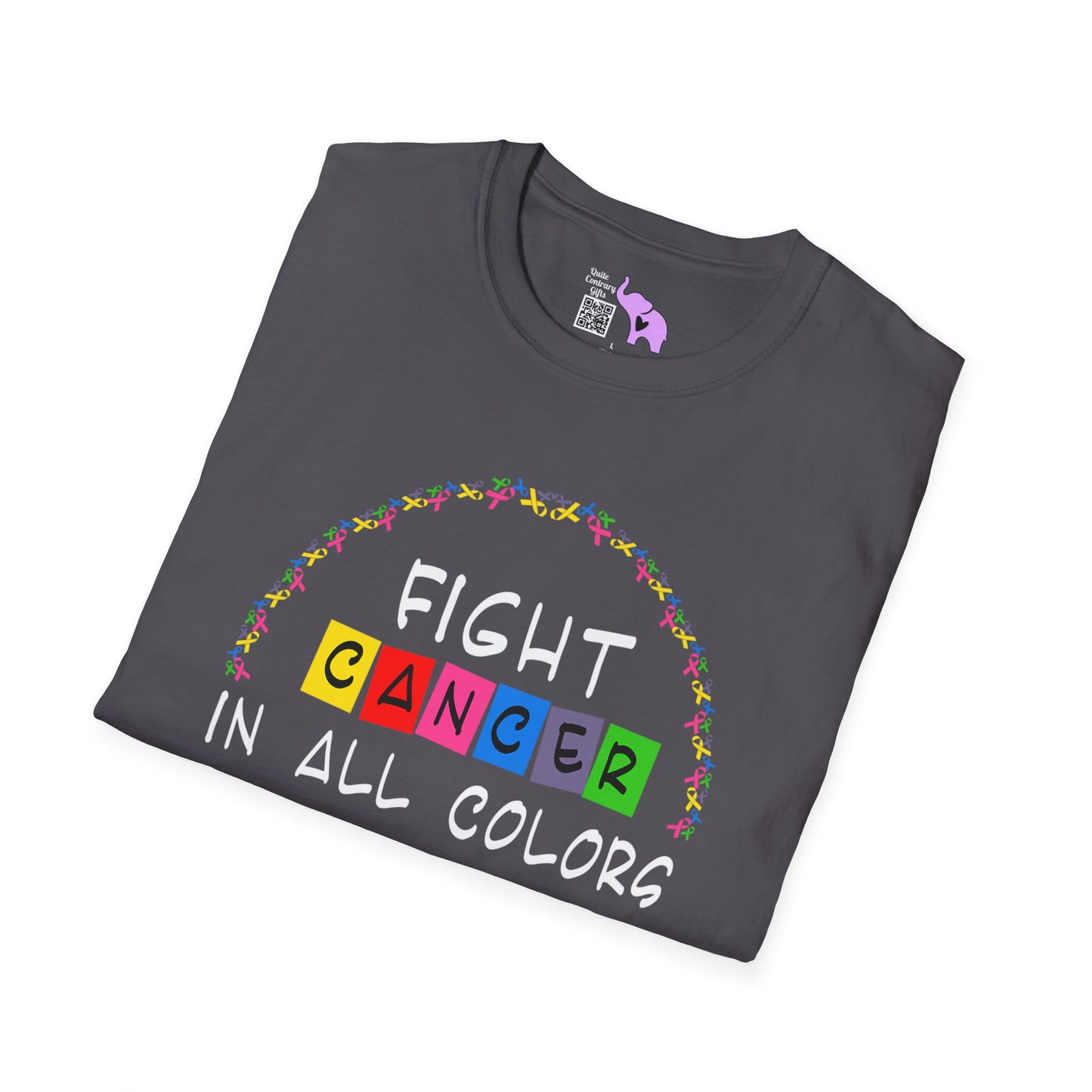 Fight Cancer in All Colors 11 Adult T-shirt