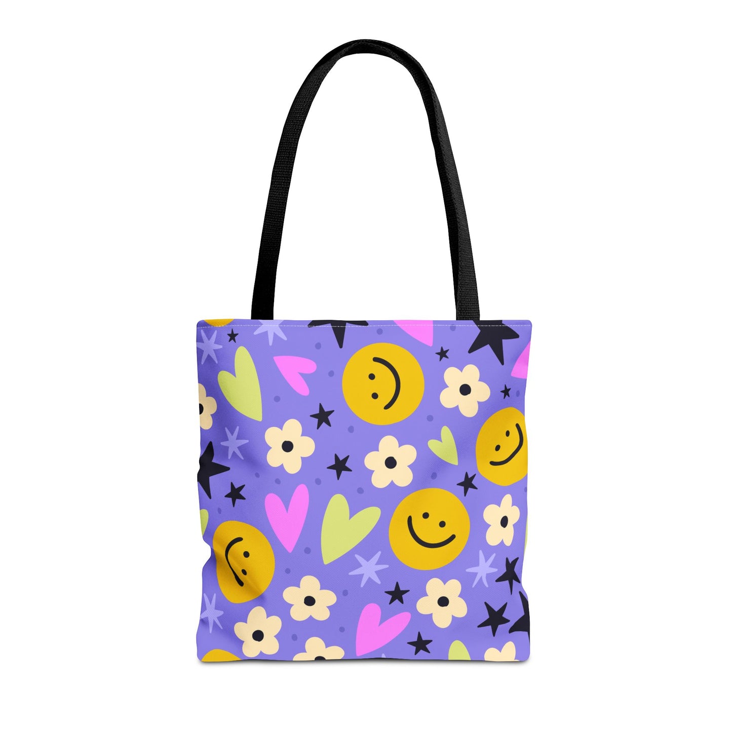 Happy Little Things Canvas Tote Bag