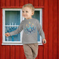 Star & Flame Hanukkah Toddler Long Sleeve Tee