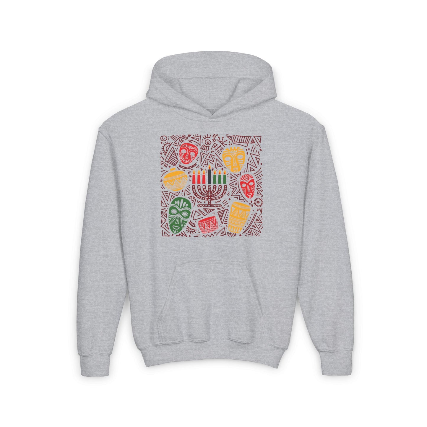 Kwanzaa Traditions Youth Heavy Blend Hoodie