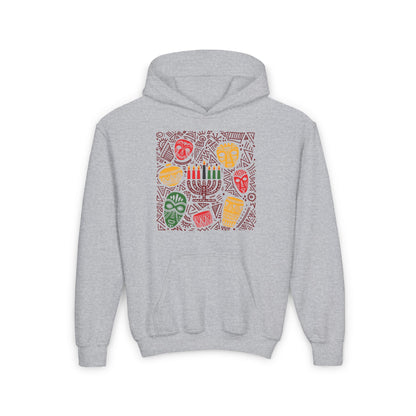 Kwanzaa Traditions Youth Heavy Blend Hoodie