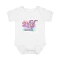 Pastel Wild One Milestone Baby Bodysuit-Seven Months