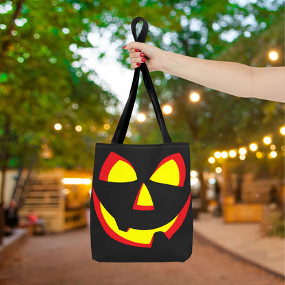 Jack O' Lantern Canvas Tote Bag