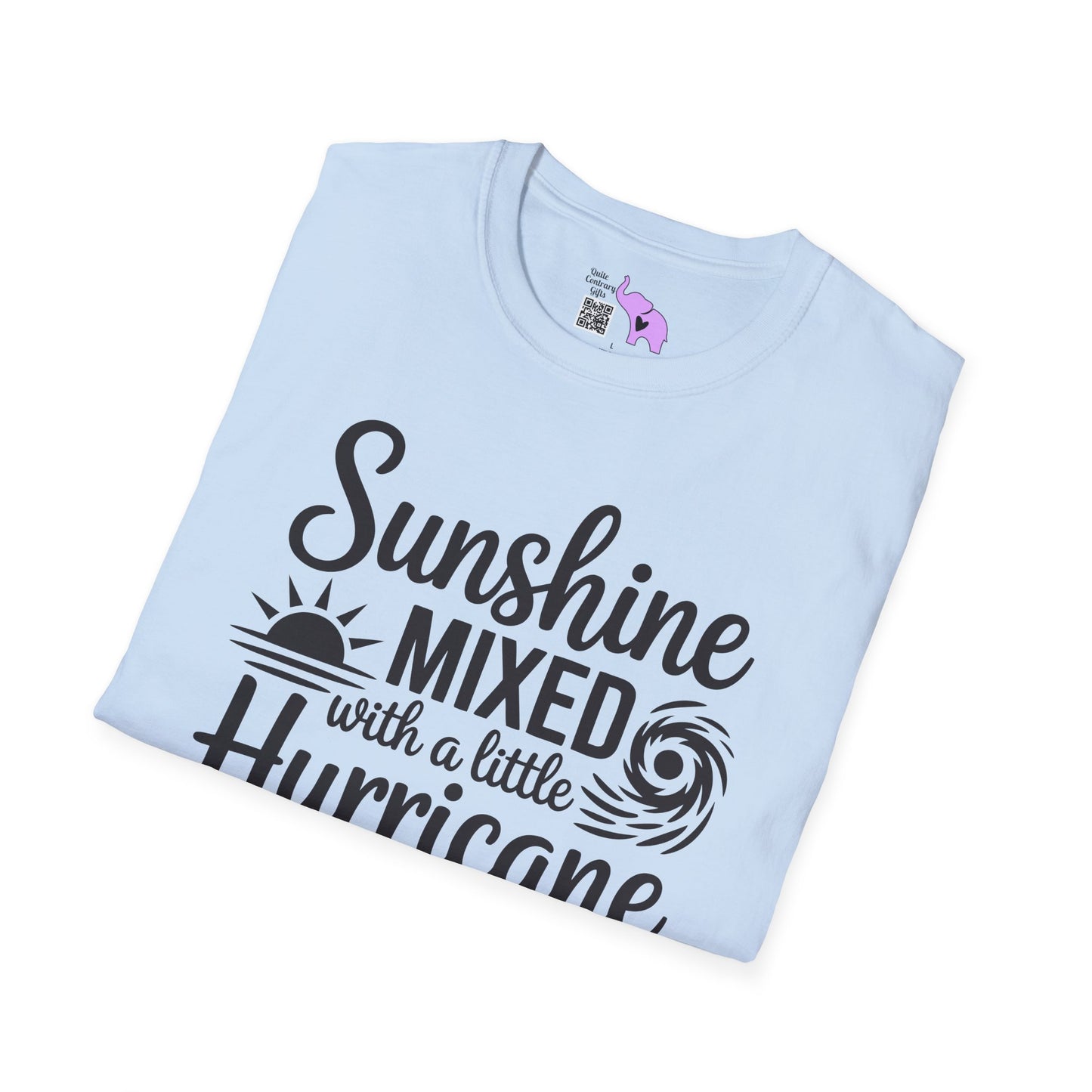 Sunshine Mixed With A Little Hurricane Adult T-shirt