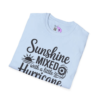 Sunshine Mixed With A Little Hurricane Adult T-shirt
