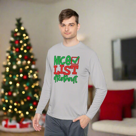 Nice List Dropout Adult Long Sleeve Tee