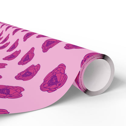 Rosy Dream Peonies Wrapping Paper