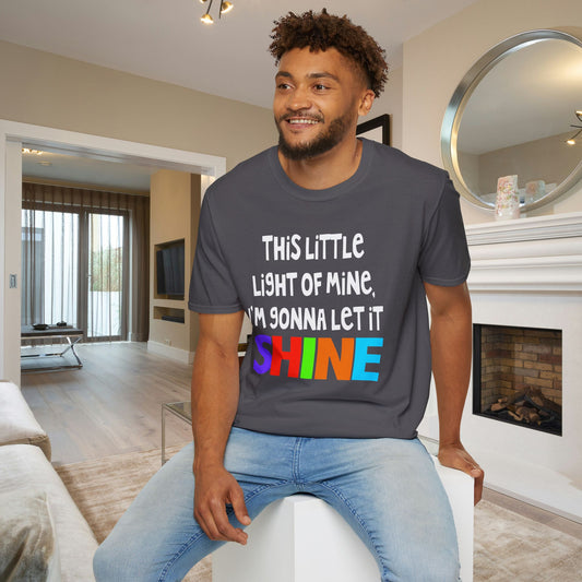 This Little Light of Mine I'm Gonna Let It Shine Adult T-shirt