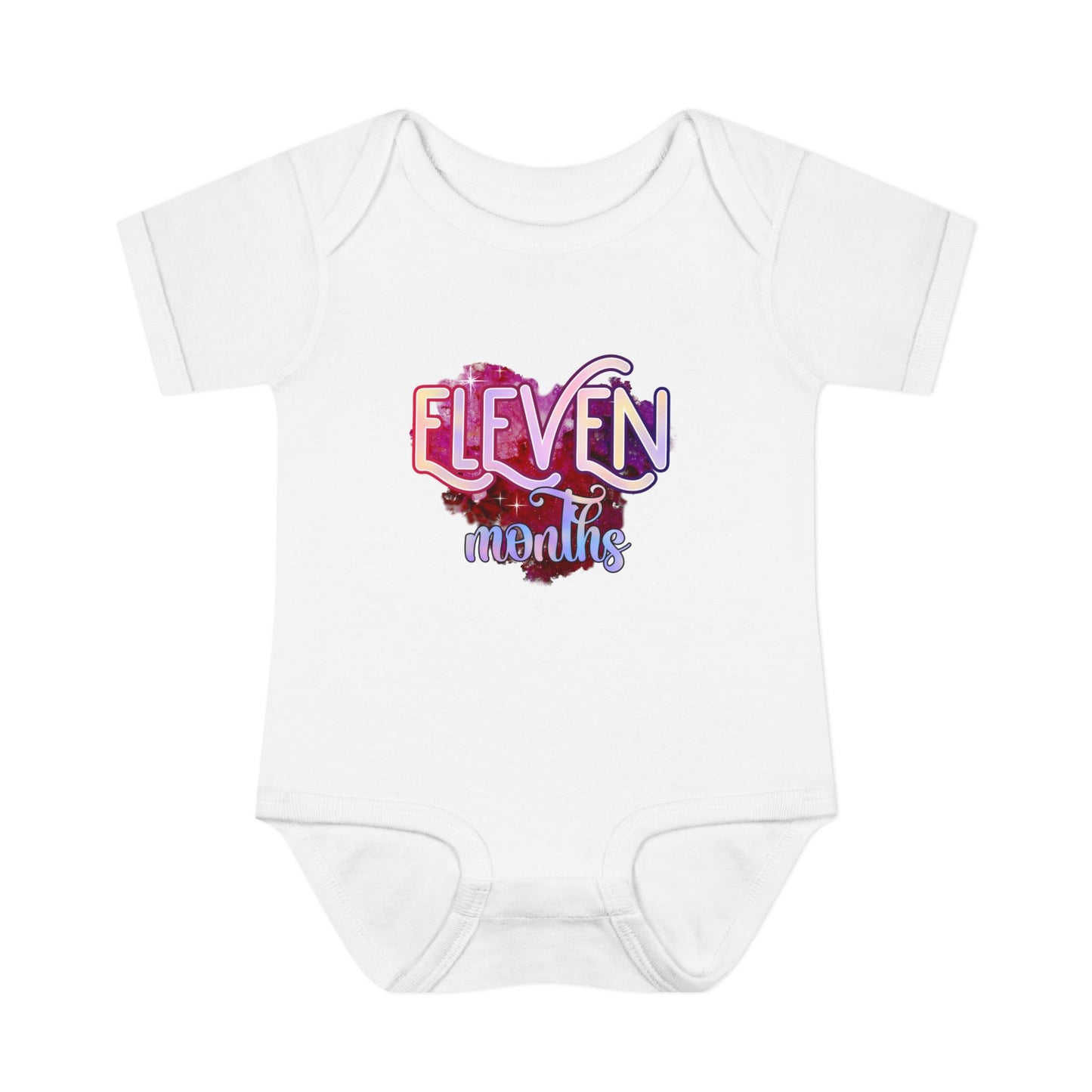 Stardust Baby Milestone Bodysuit-Eleven Months