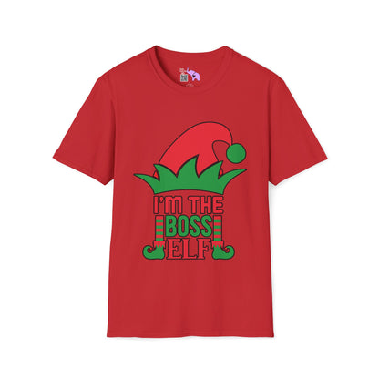 I'm The Boss Elf Adult T-shirt