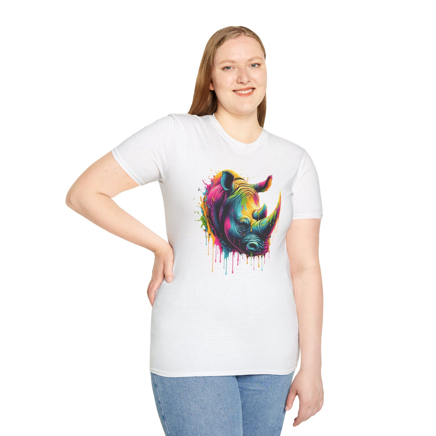 Colorful Rhino T-shirt