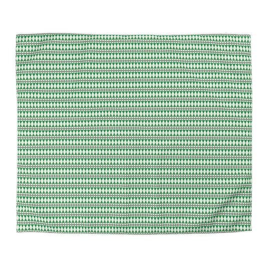 Moss Cairn Stripes Microfiber Duvet Cover