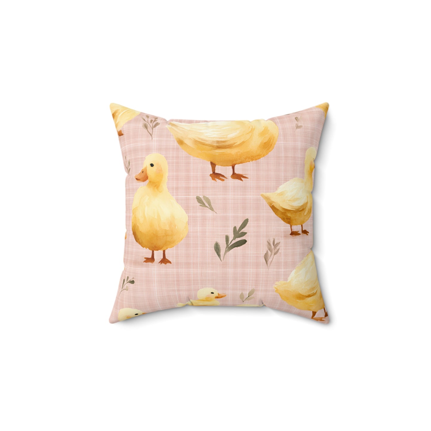 Ducky Daydream Throw Pillow