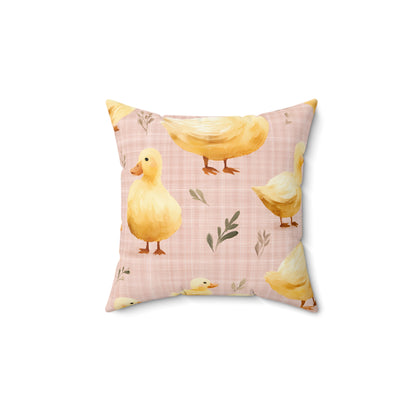 Ducky Daydream Throw Pillow