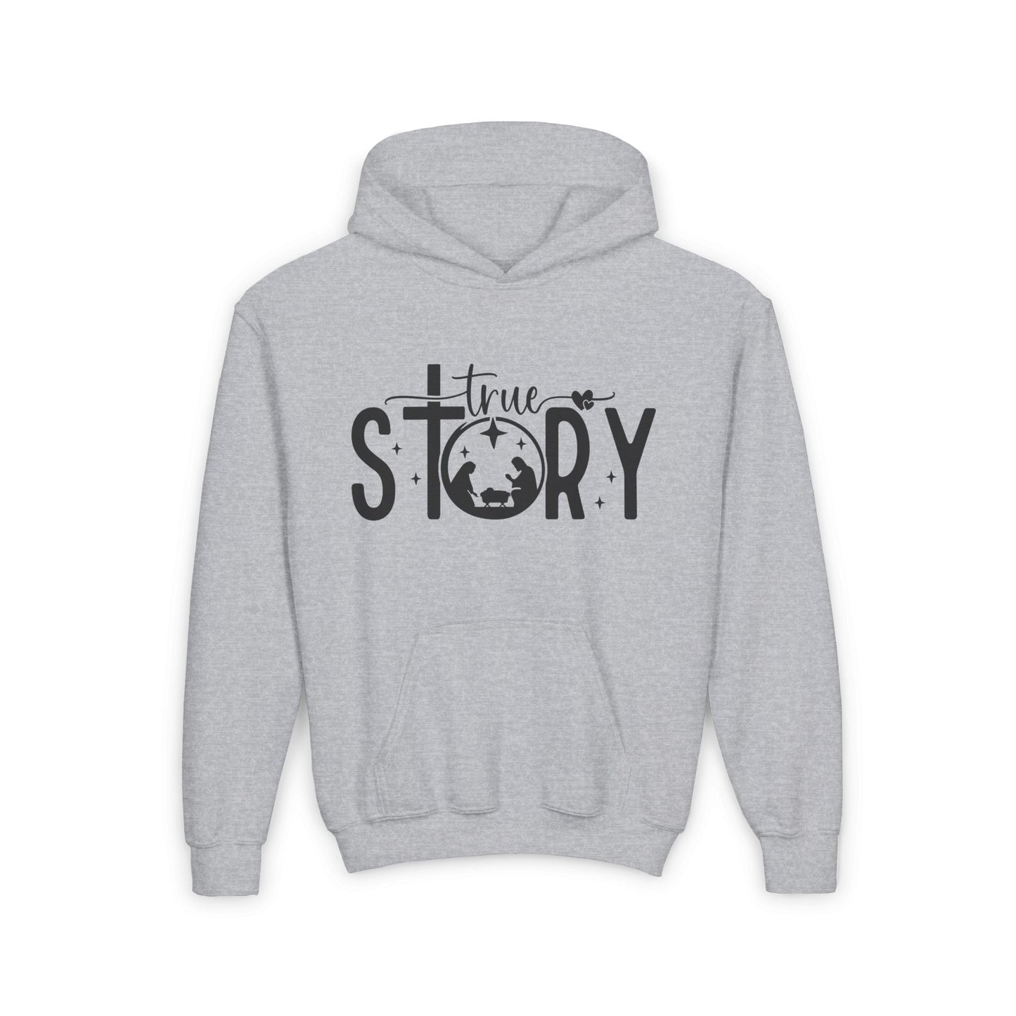 True Story (Nativity) Youth Heavy Blend Hoodie