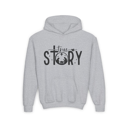 True Story (Nativity) Youth Heavy Blend Hoodie