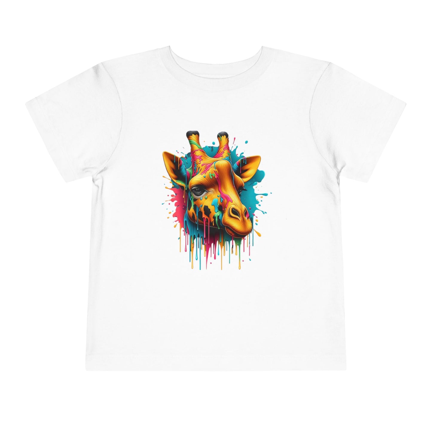 Colorful Giraffe Toddler Tee