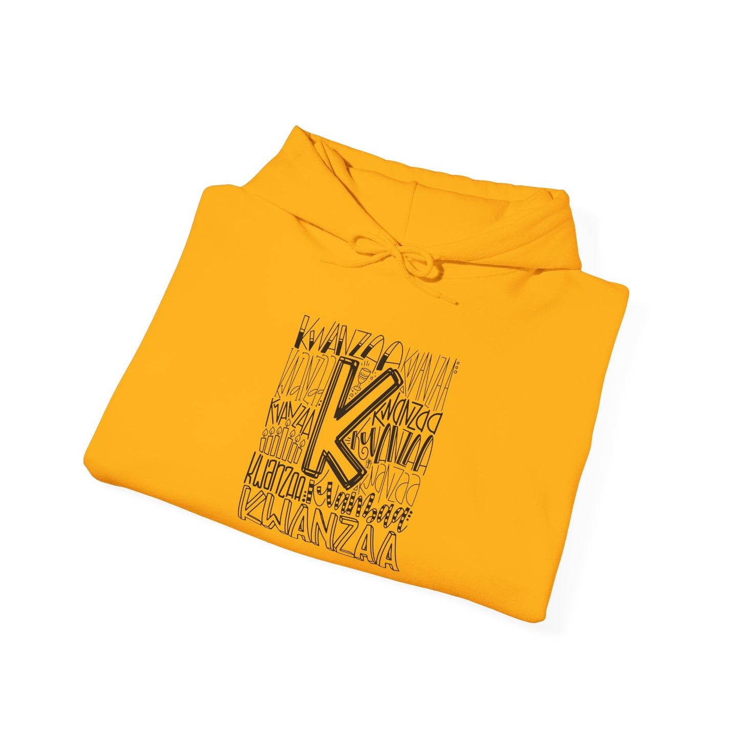 Kwanzaa Wordcloud Adult Heavy Blend™ Hoodie