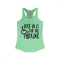 Just In It For The Parking (Wheelchair User) Women's Ideal Racerback Tank