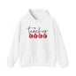 Teacher Life (Apples) Heart Heavy Blend™ Hooded Sweatshirt