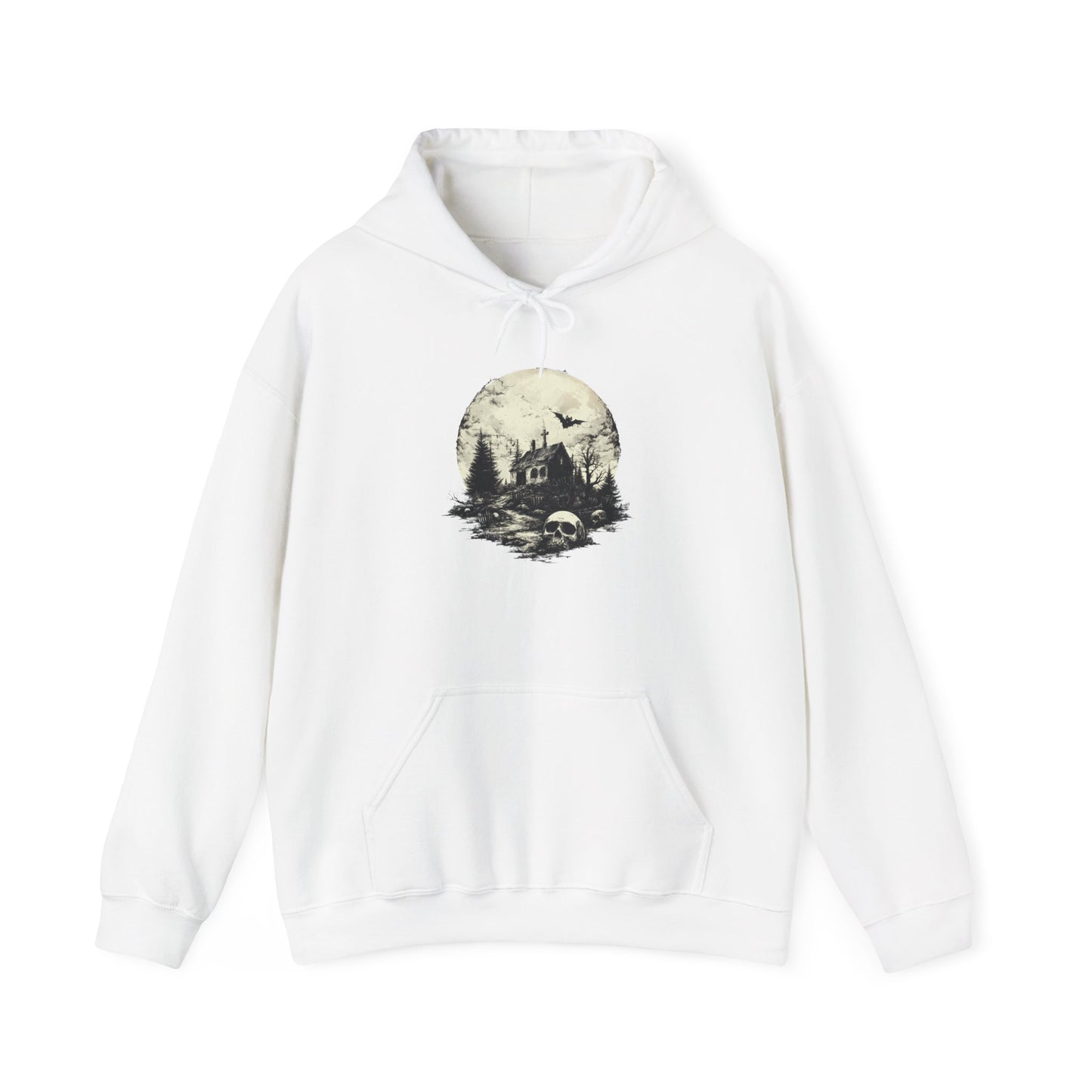 Creepy Full Moon Heavy Blend™ Hooded Sweatshirt