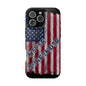 Never Surrender American Flag MagSafe® Compatible Tough Case for iPhone