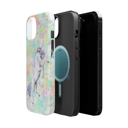 Pastel Pegasus MagSafe® Compatible Tough Case for iPhone