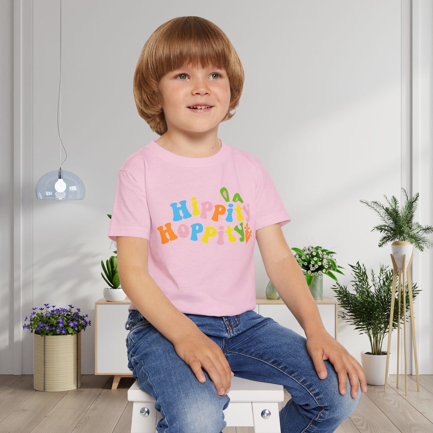 Hippity Hoppity (Easter) Heavy Cotton™ Toddler T-shirt