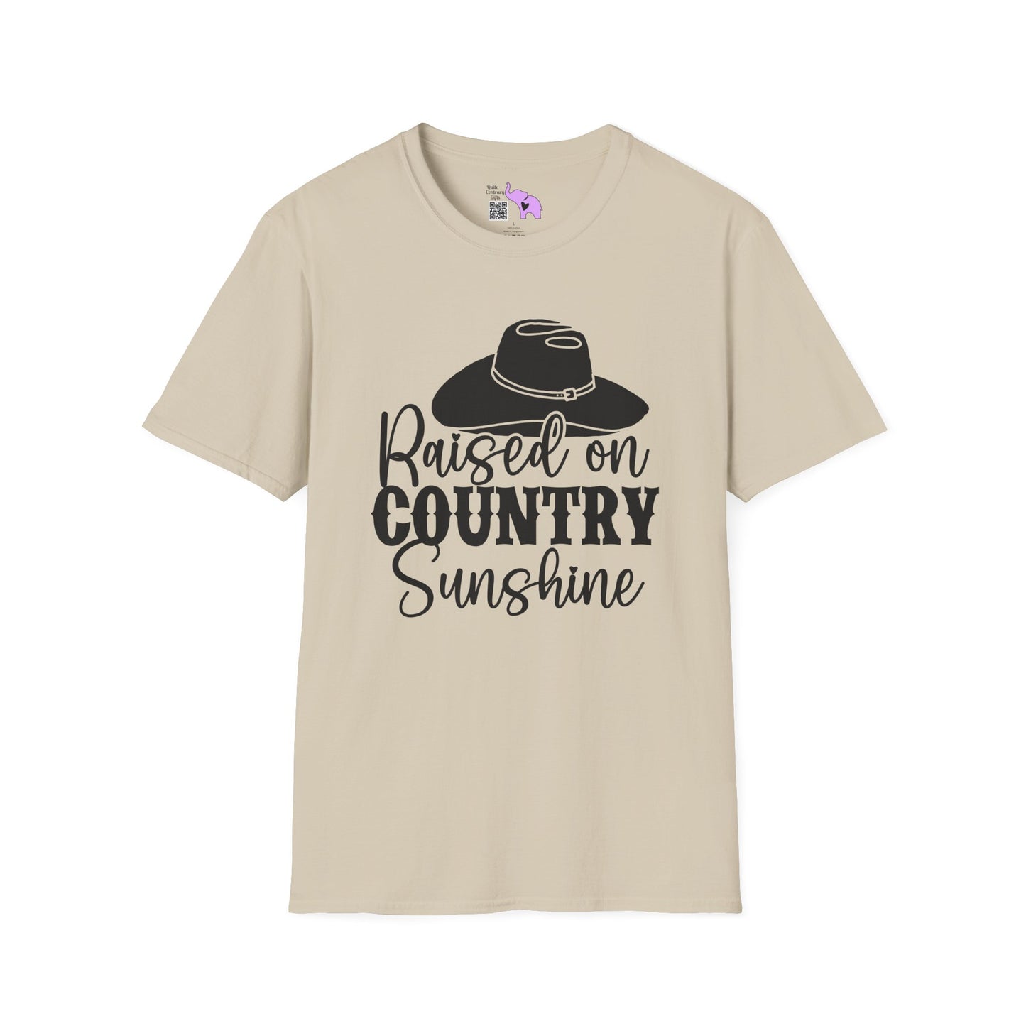Raised On Country Sunshine Adult T-shirt
