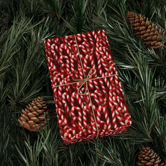 Candy Cane Craze Wrapping Paper