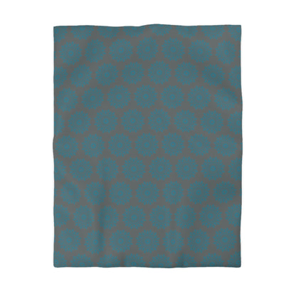 Teal Tranquility Microfiber Duvet Cover