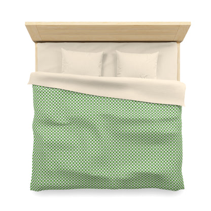 Emerald Star Garden Microfiber Duvet Cover
