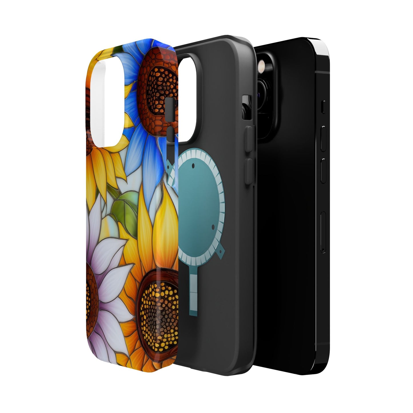 Colorful Sunflowers MagSafe® Compatible Tough Case for iPhone
