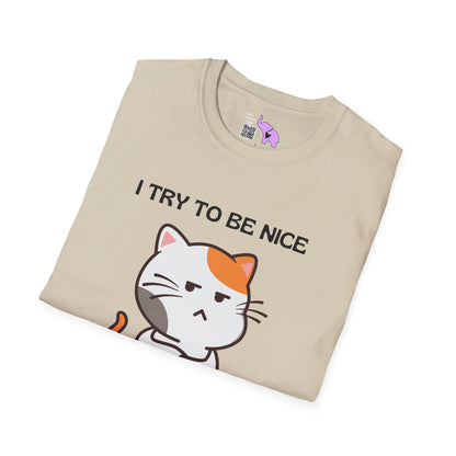 I Try To Be Nice But People Are Stupid T-shirt