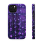 Purple Raindrops MagSafe® Compatible Tough Case for iPhone