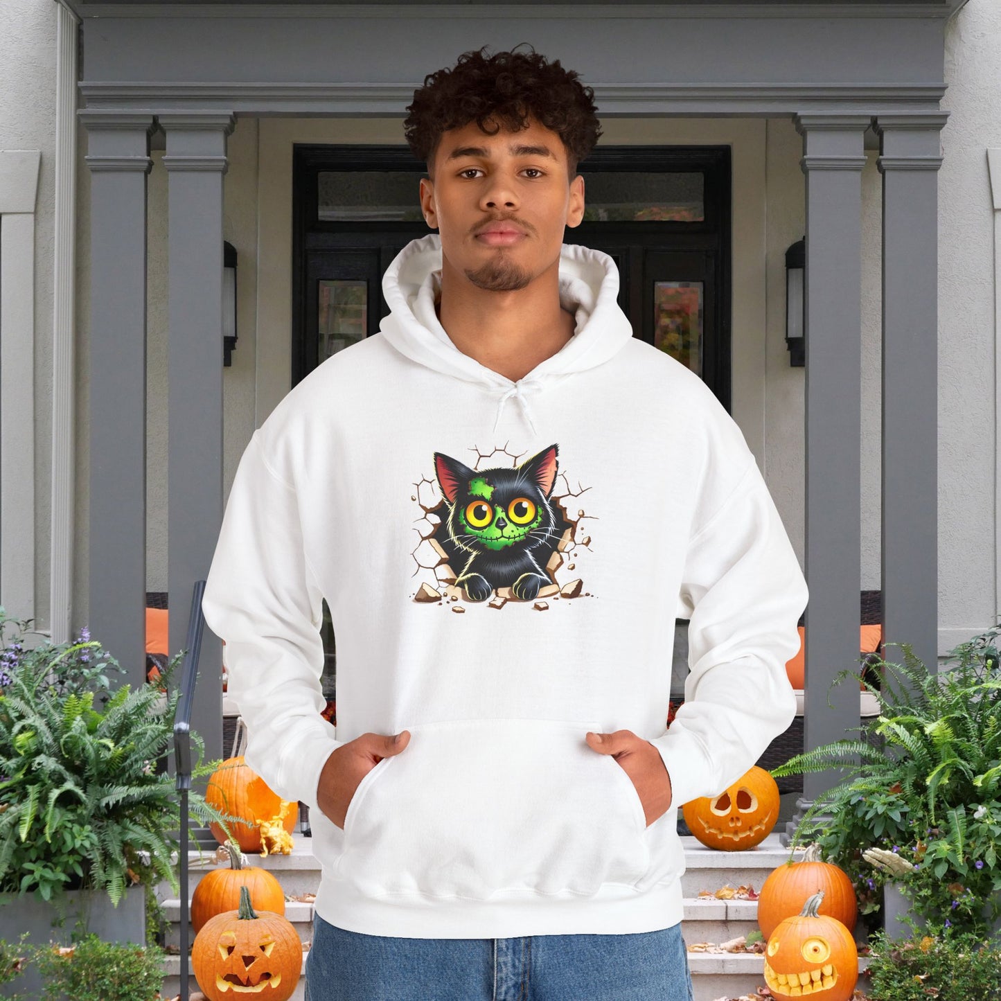 Zombie Kitty Heavy Blend™ Hooded Sweatshirt