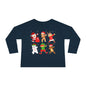 Dabbing Santa Crew Toddler Long Sleeve Tee