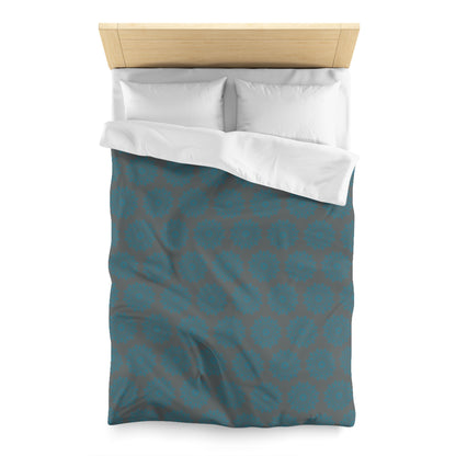 Teal Tranquility Microfiber Duvet Cover