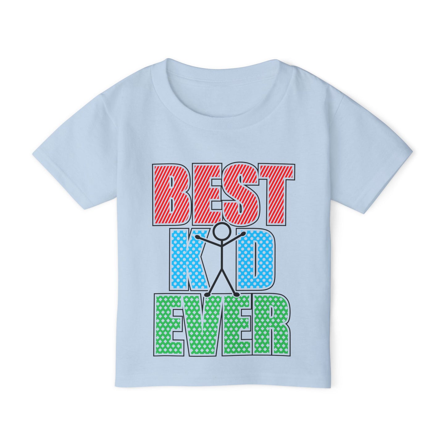Best Kid Ever (Colorful) Heavy Cotton™ Toddler T-shirt