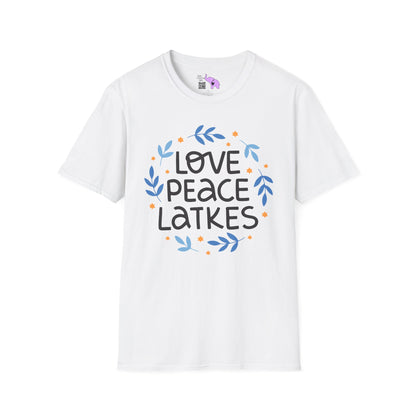 Hanukkah Love Peace Latkes T-shirt