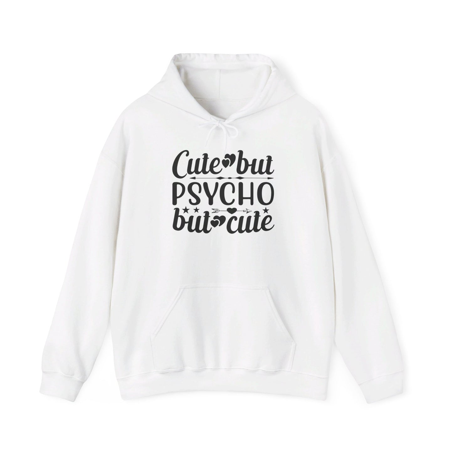 Cute But Psycho But Cute Heavy Blend™ Hooded Sweatshirt